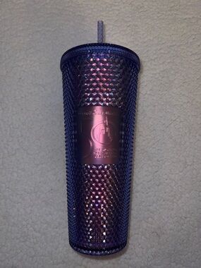 Disney 50th anniversary Iridescent Studded 24oz Tumbler Purple NWT